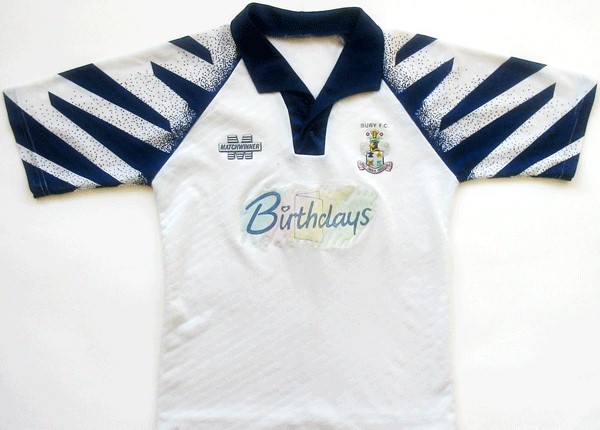 maglia bury fc 1993-1994 prima divisa outlet