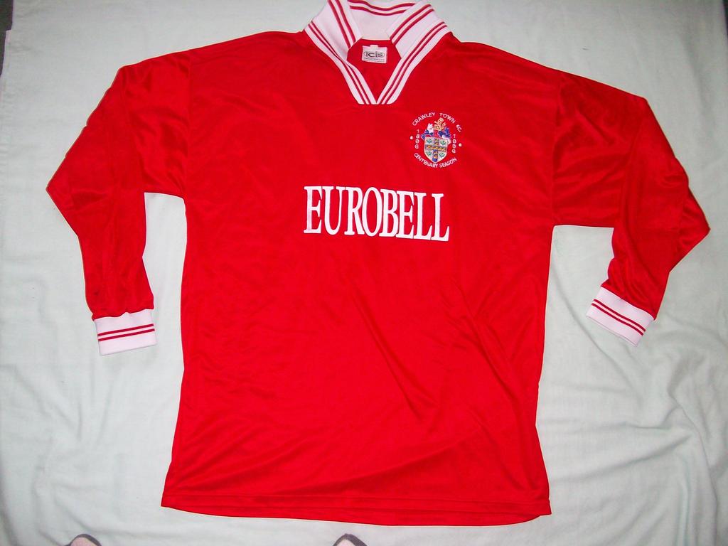 maglia crawley town 1995-1996 prima divisa outlet