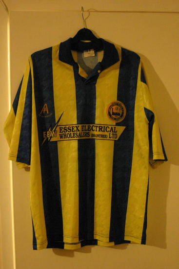 maglia di braintree town fc 1994-1995 prima divisa personalizza