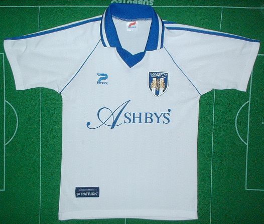 maglia di colchester united 1997-1999 seconda divisa personalizza