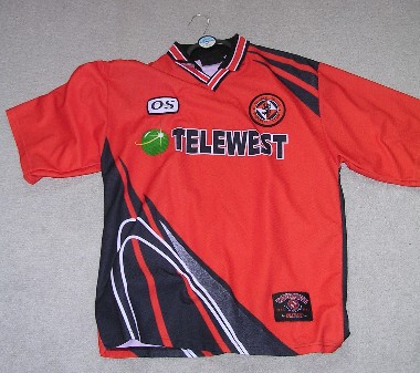 maglia di dundee united 1998-1999 poco prezzo prima divisa