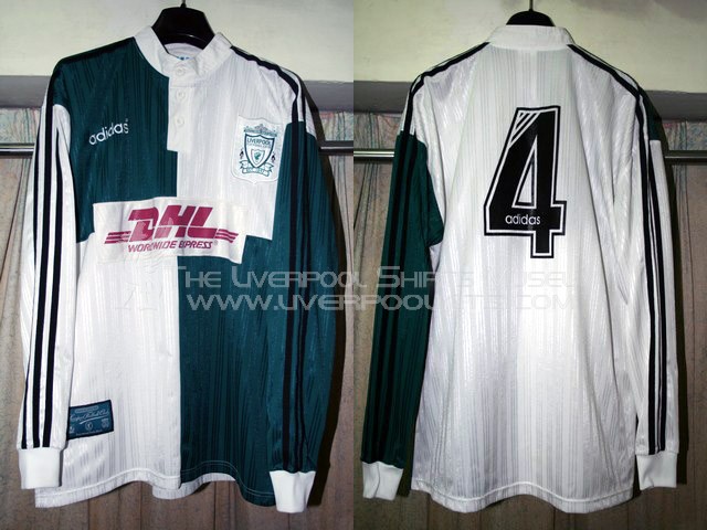 maglia di liverpool 1995-1996 seconda divisa a poco prezzo