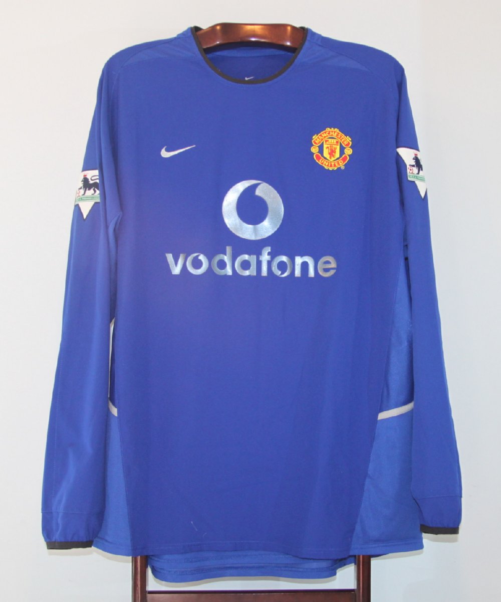 maglia di manchester united 2002-2003 personalizza terza divisa