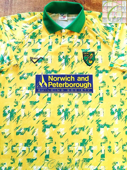maglia di norwich city 1992-1994 personalizza prima divisa