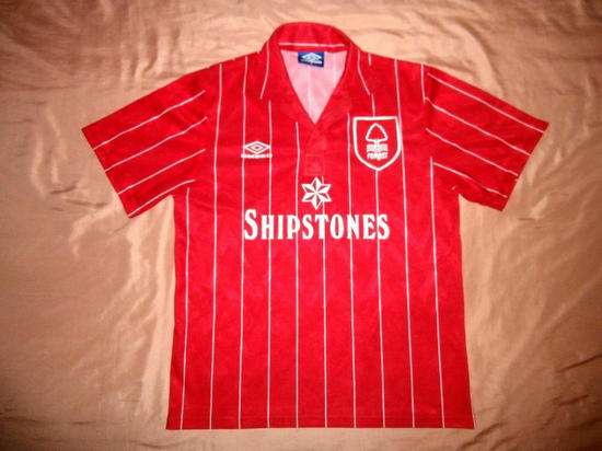 maglia di nottingham forest 1990-1991 personalizza prima divisa