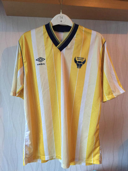 maglia di oxford united 1987-1989 personalizza prima divisa