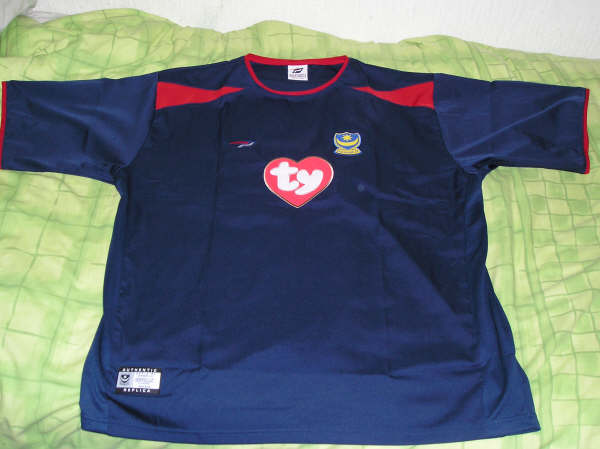 maglia di portsmouth 2003-2005 personalizza seconda divisa