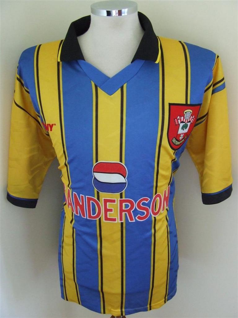 maglia di southampton 1995-1997 seconda divisa personalizza