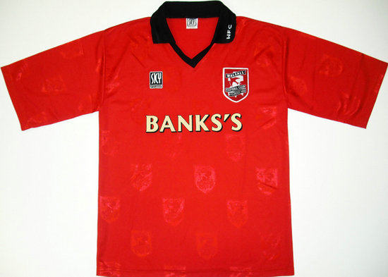 maglia di walsall 1996-1997 a poco prezzo prima divisa