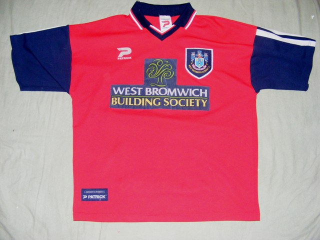 maglia di west bromwich 1997-1999 a poco prezzo seconda divisa