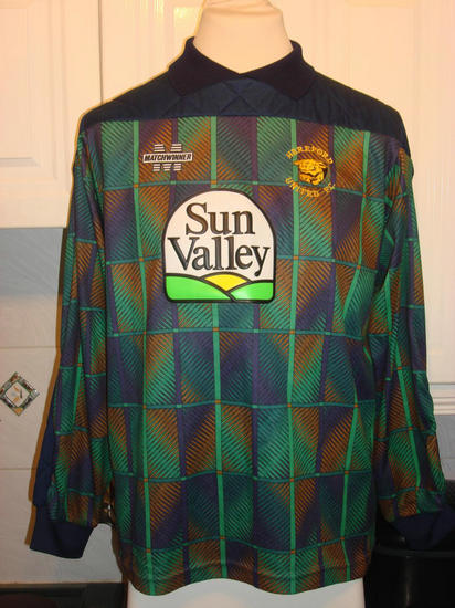 maglia hereford united 1991-1994 a poco prezzo portiere
