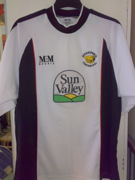 maglia hereford united 2000-2002 prima divisa personalizza
