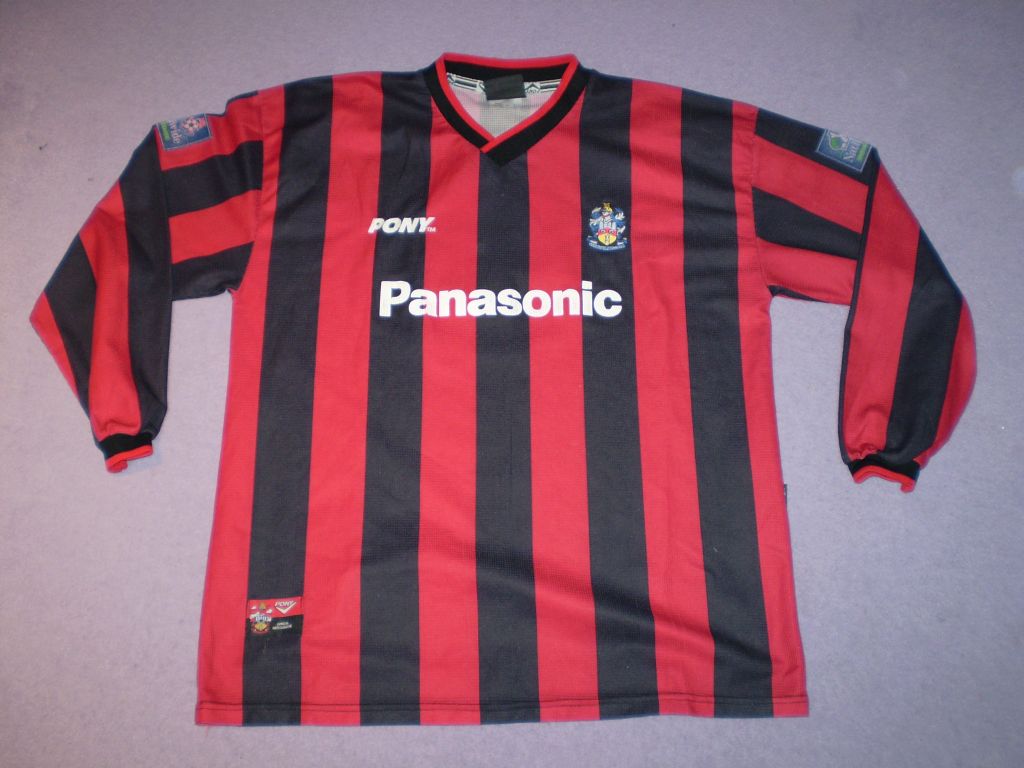 maglia huddersfield town 1997-1998 seconda divisa personalizza