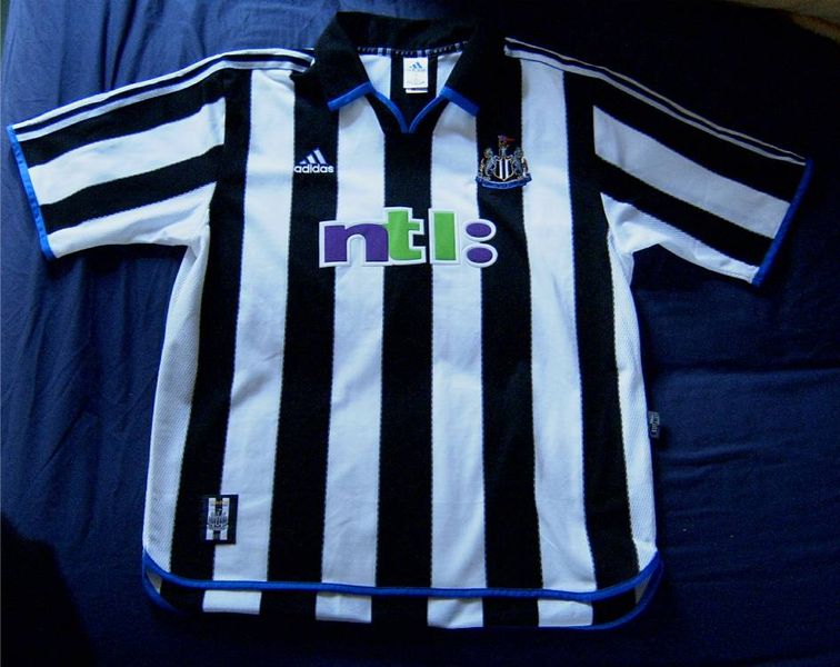 maglia newcastle united 2000-2001 replica prima divisa