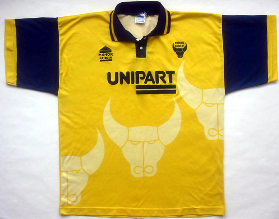 maglia oxford united 1994-1996 prima divisa poco prezzo