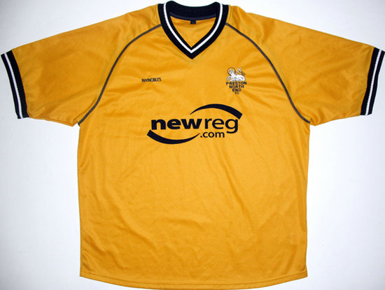 maglia preston ne 2002-2003 replica seconda divisa