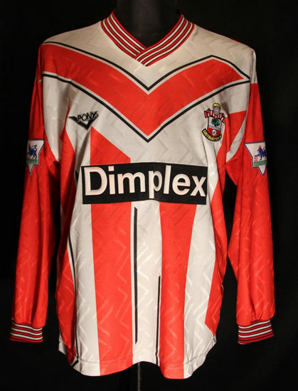 maglia southampton 1993-1995 poco prezzo prima divisa
