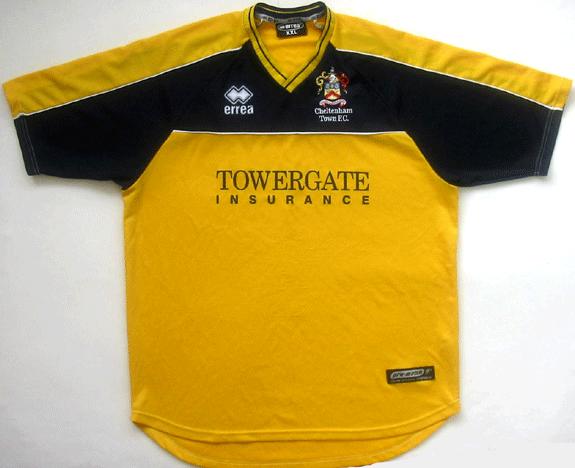 maglie calcio cheltenham town 2000-2002 personalizza seconda divisa