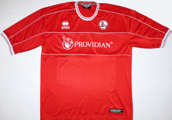 maglie calcio crawley town 2002-2003 personalizza prima divisa