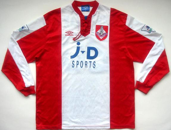 maglie calcio oldham athletic 1992-1993 poco prezzo seconda divisa