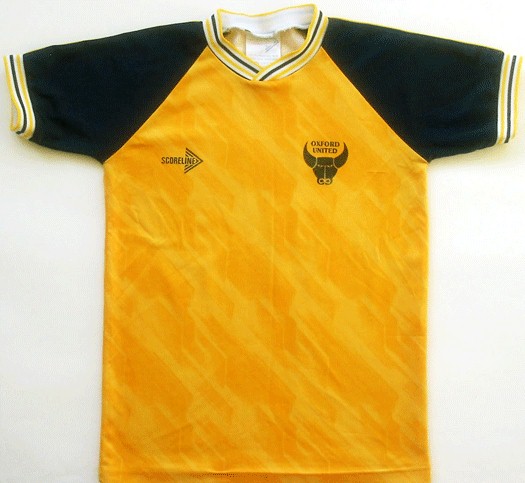 maglie calcio oxford united 1989-1991 prima divisa outlet
