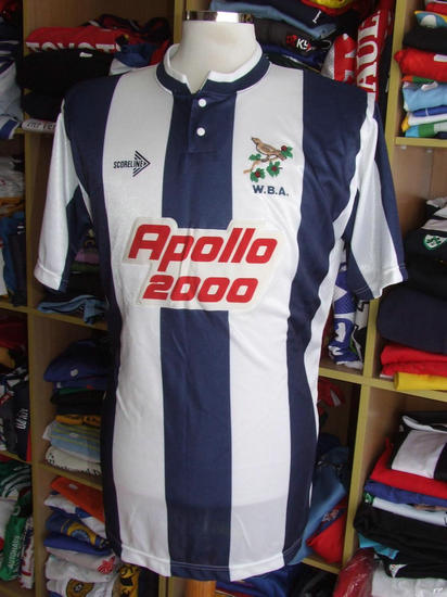 maglie calcio west bromwich 1989-1990 personalizza prima divisa