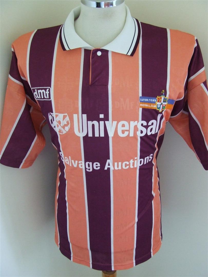 maglie di luton town 1992-1993 replica seconda divisa