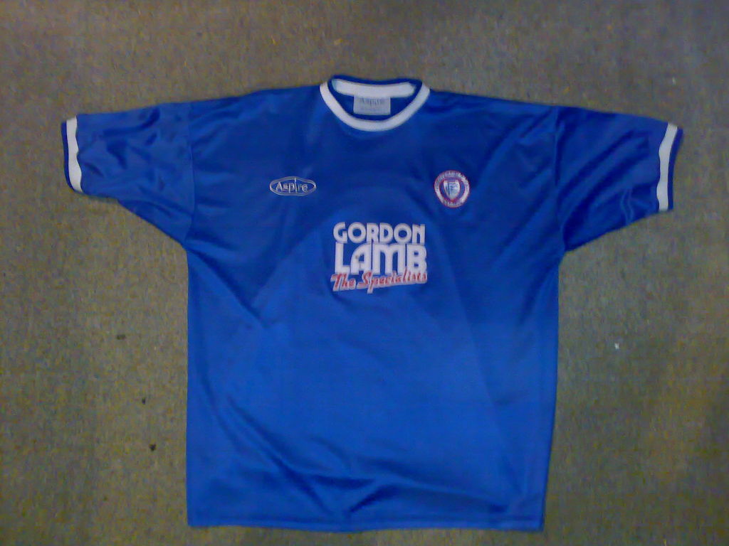 maglietta chesterfield fc 2000-2001 personalizza prima divisa
