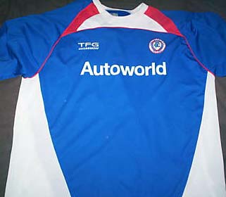 maglietta chesterfield fc 2006-2007 prima divisa a poco prezzo