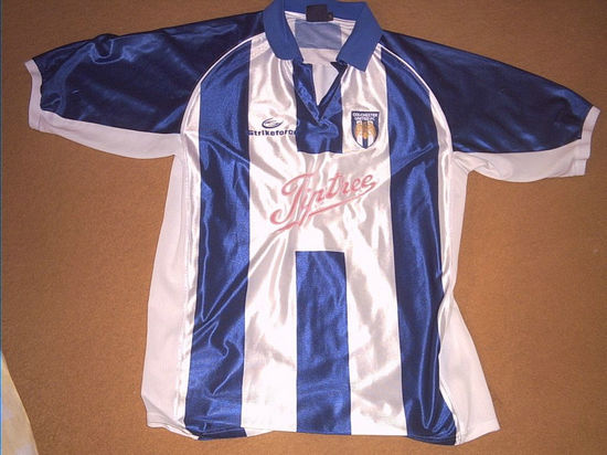 maglietta colchester united 2002-2004 prima divisa a poco prezzo