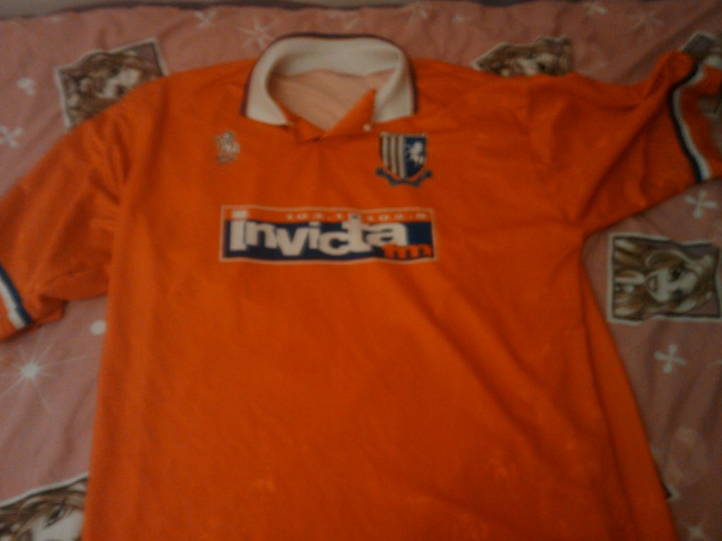 maglietta gillingham 1996-1997 replica seconda divisa