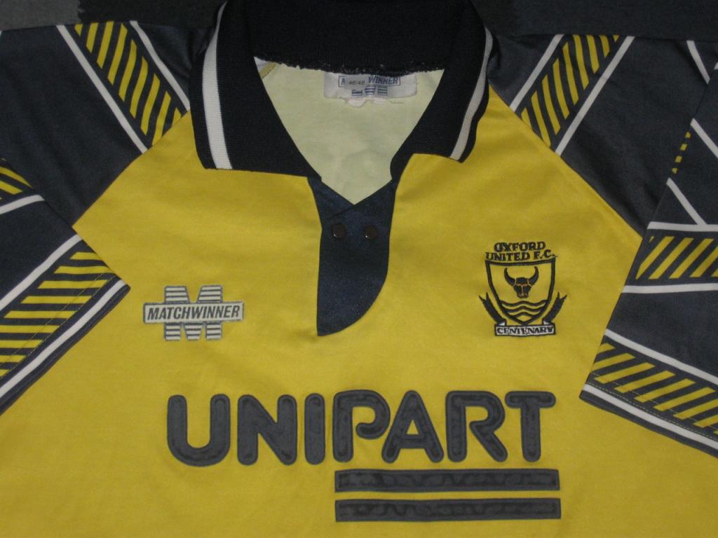 maglietta oxford united 1994-1996 prima divisa outlet