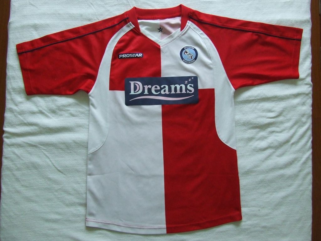 maglietta wycombe wanderers 2007-2008 seconda divisa a poco prezzo