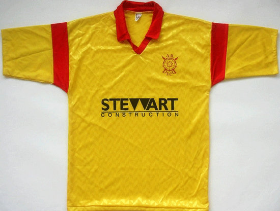 magliette calcio albion rovers fc 1990-1991 prima divisa personalizza
