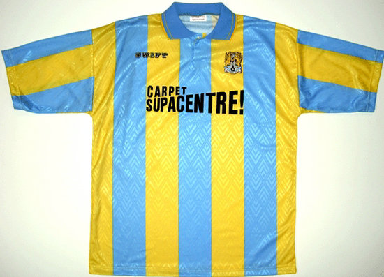 magliette calcio northampton town 1993-1994 terza divisa a poco prezzo