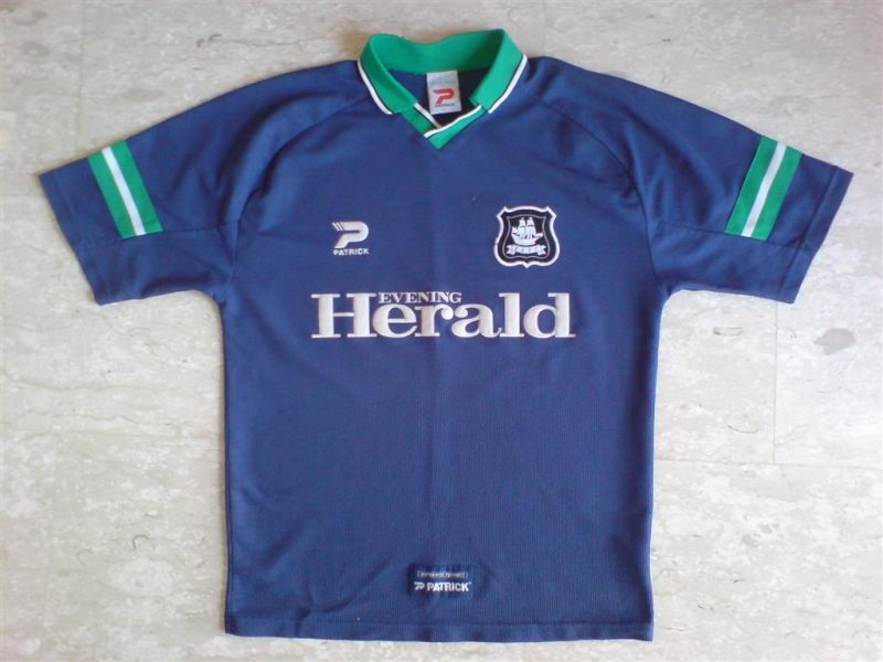 magliette calcio plymouth 1999-2000 seconda divisa a poco prezzo
