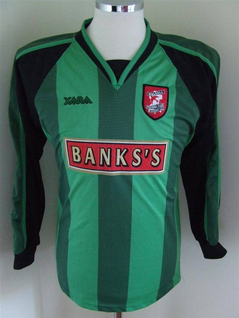 magliette calcio walsall 2004-2005 a poco prezzo portiere