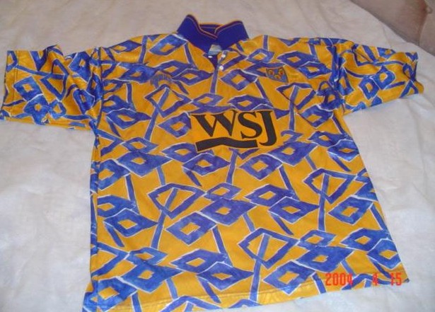 magliette shrewsbury town 1992-1993 prima divisa poco prezzo