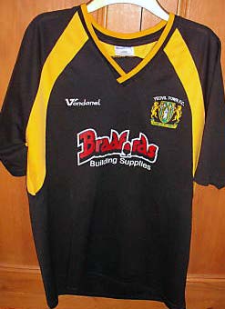 magliette yeovil town 2007-2008 replica seconda divisa