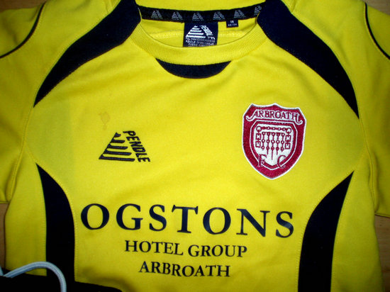 nuova maglia arbroath fc 2011-2012 replica seconda divisa
