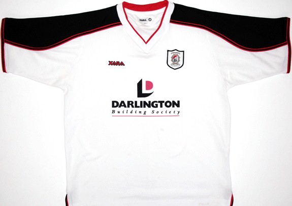 nuova maglia darlington fc 2002-2003 prima divisa a poco prezzo