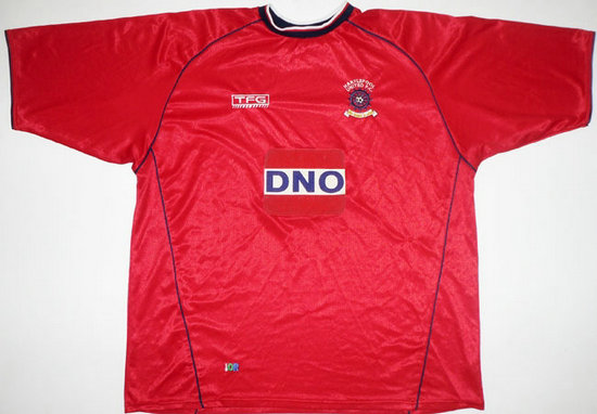 nuova maglia hartlepool united 2002-2003 seconda divisa a poco prezzo