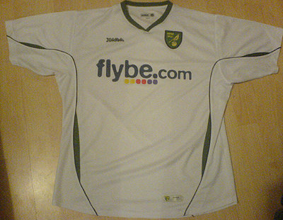 nuova maglia norwich city 2006-2008 seconda divisa personalizza