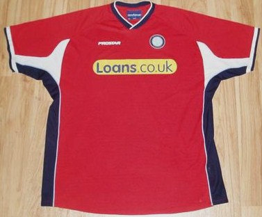 nuova maglia wycombe wanderers 2003-2004 replica seconda divisa