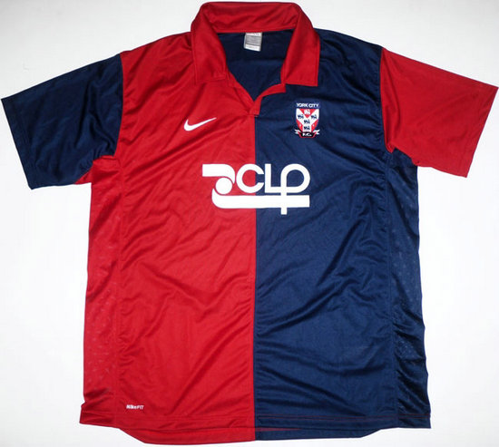 nuova maglia york city 2008-2009 prima divisa poco prezzo